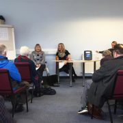 Pat Maginn and Liz Prudhoe at the AGM