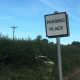 Road sign saying passing place